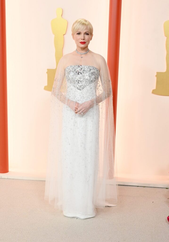 GettyImages   Michelle Williams in Chanel and Tiffany Co