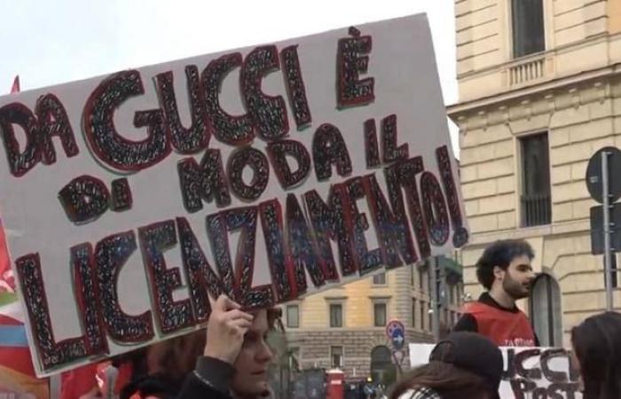 Gucci równa się zwolnienie z pracy strajk pracowników Gucci
