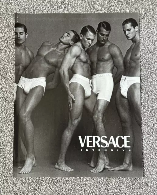 1997 Magazine Advert Picture Versace Intensive Underwear Mens