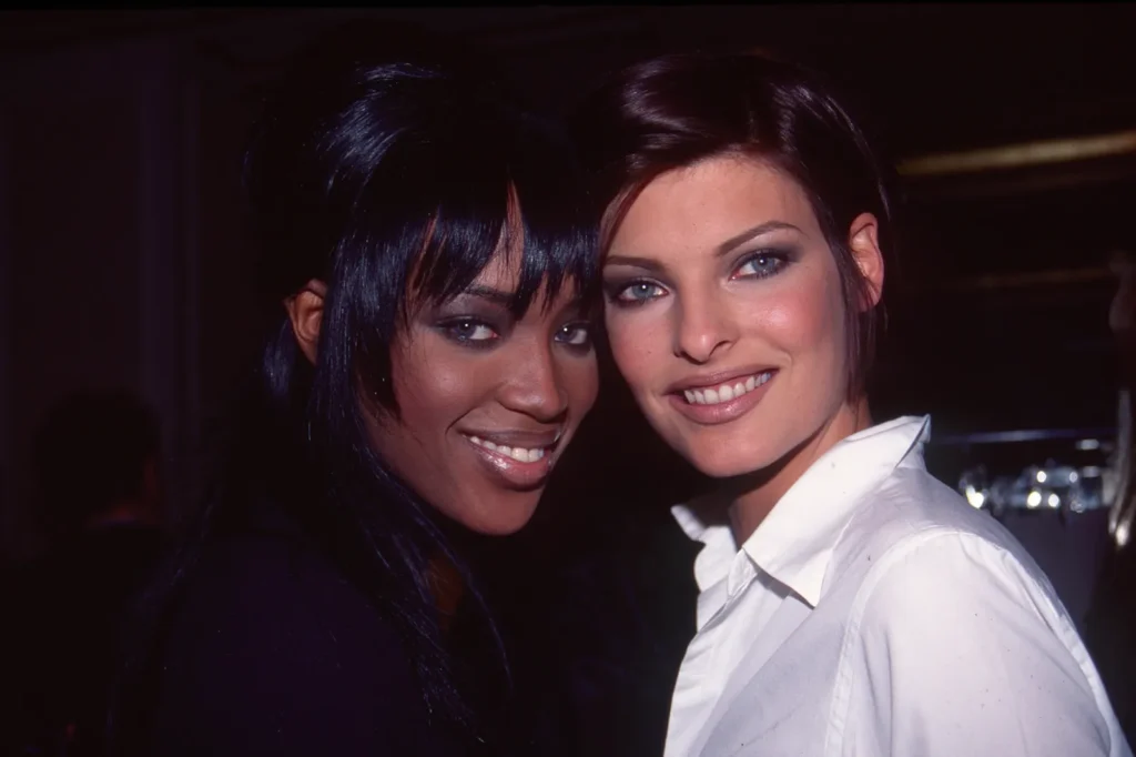 Linda Evangelista i Naomi Campbell