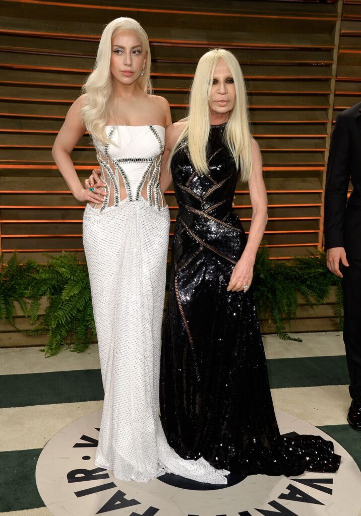 Donatella Versace i Lady Gaga Donatella Versace i Lady Gaga