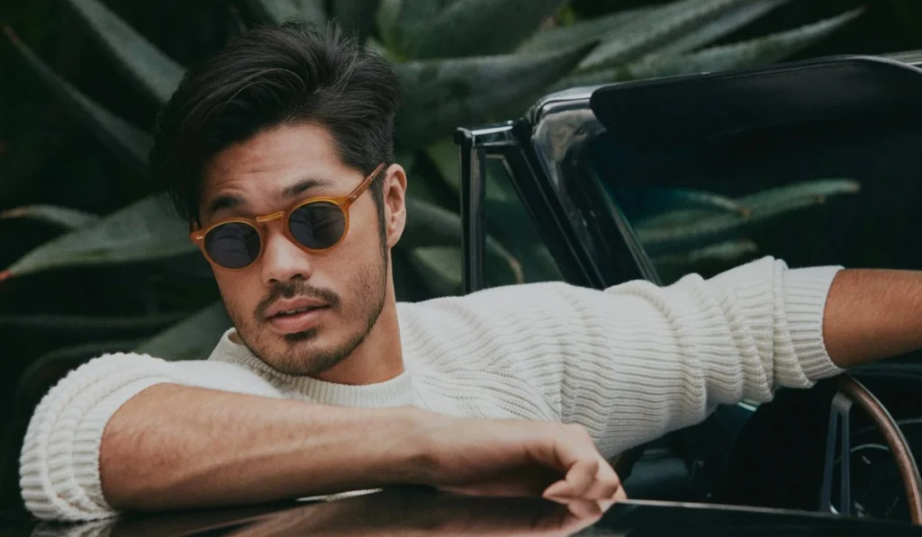 okulary przeciwsloneczne w stylu retro