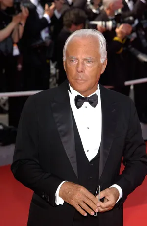 Giorgio Armani wloski projektant