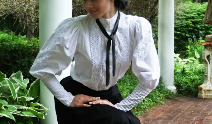 Victoriana revival romantyczne bluzki wiktorianskie wracaja do lask