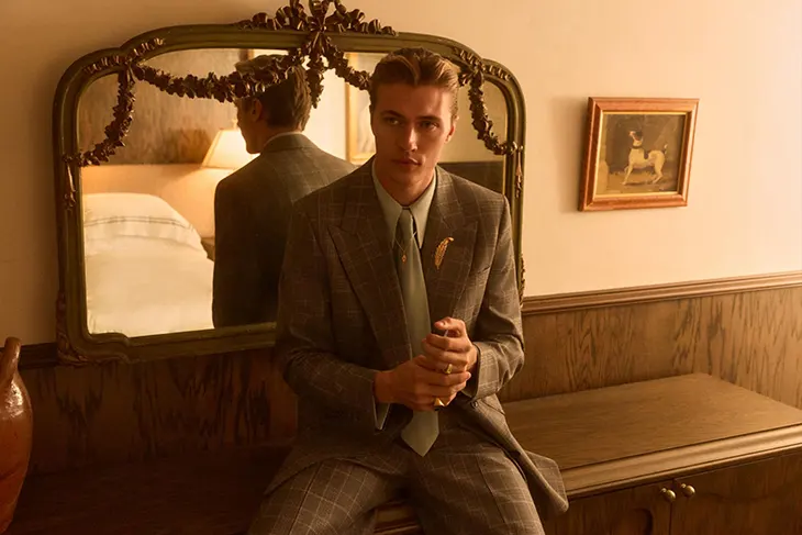 kim jest Lucky Blue Smith