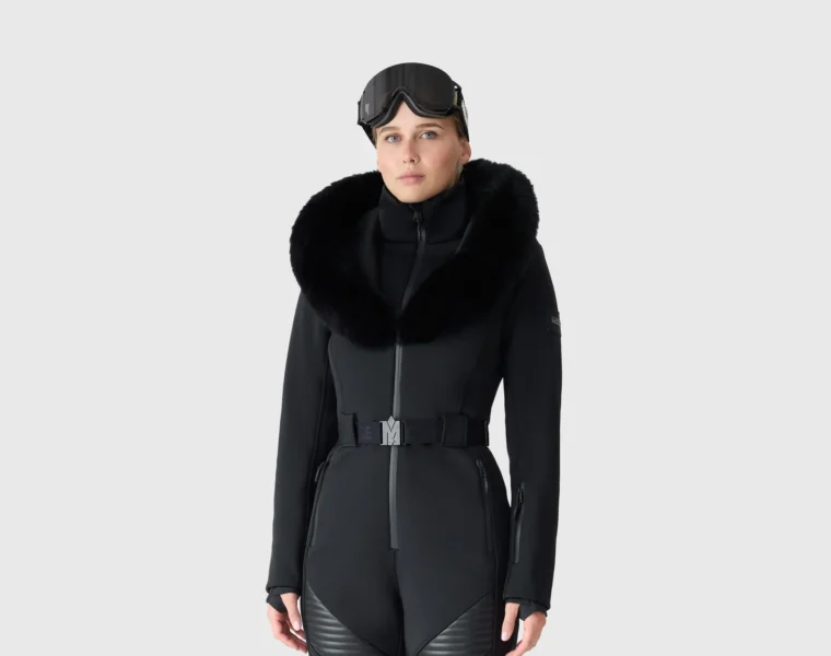 Mackage Elle czyli luksusowy cieply i stylowy kombinezon na stok do−20°C