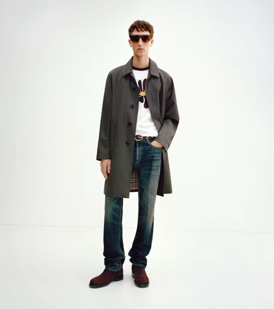 meski plaszcz Burberry